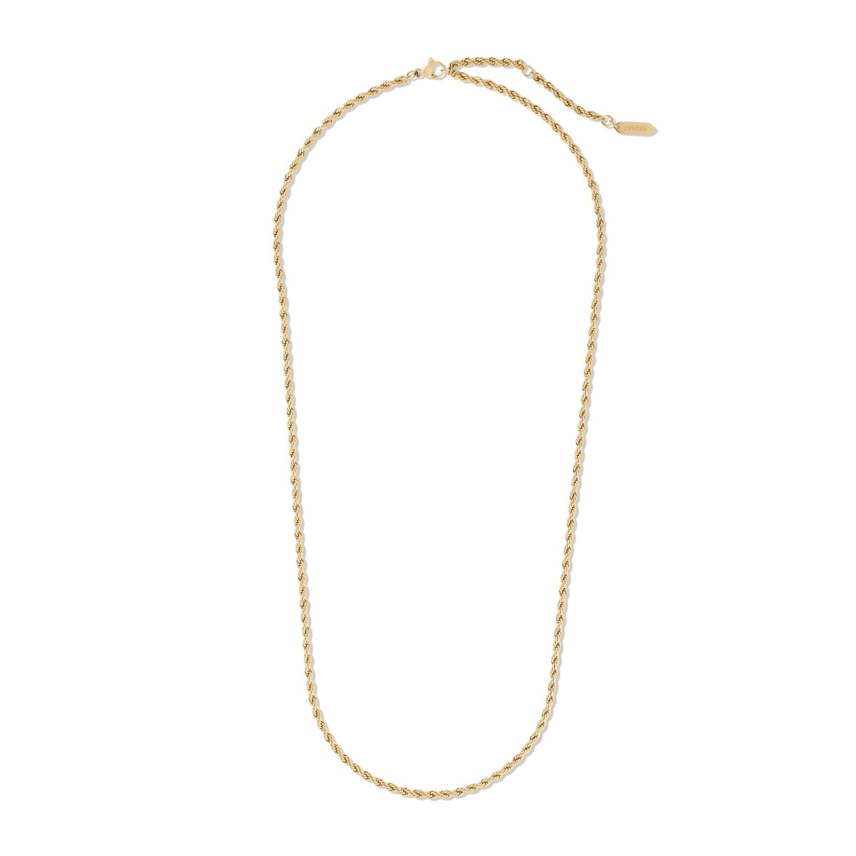 mvmt Rope Chain Necklace - 2.4MM Gold