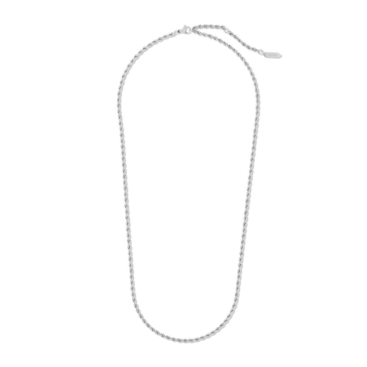 Mvmt Rope Chain Necklace - 2.4MM Silver