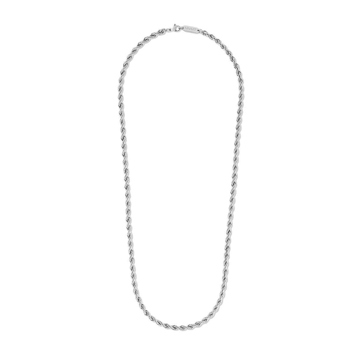Mvmt Rope Chain Necklace - 3.9MM Silver