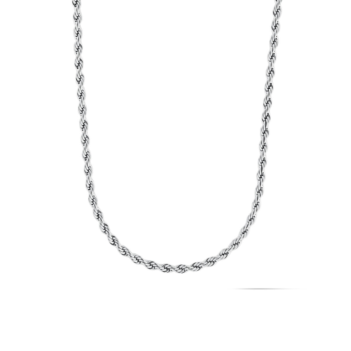 mvmt Rope Chain Necklace - 3.9MM Silver