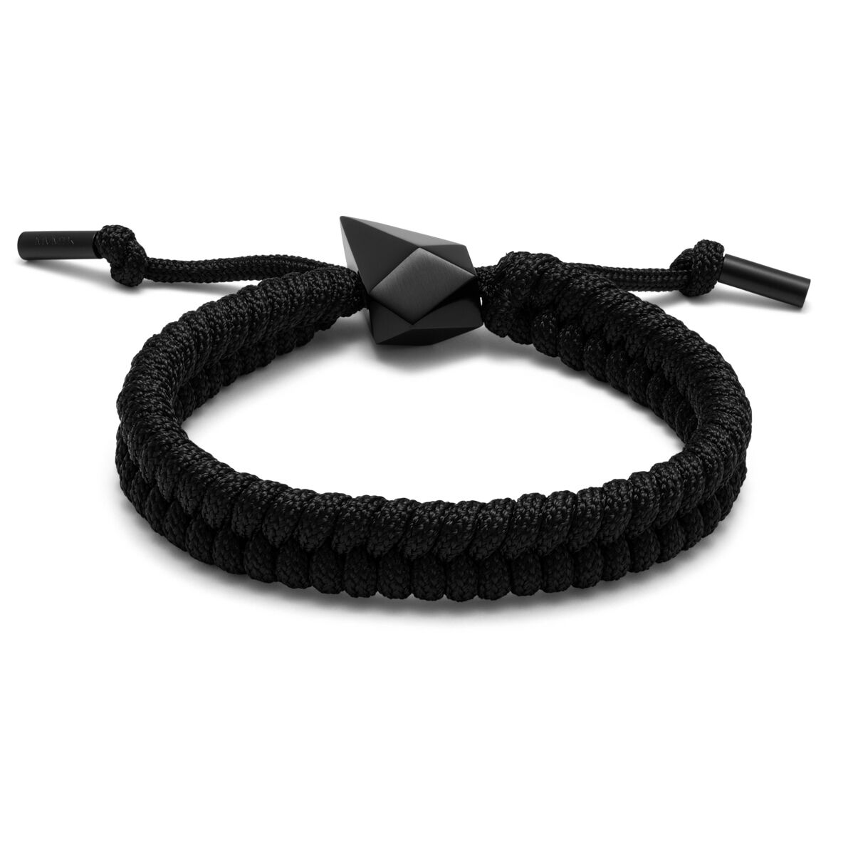 Mvmt Sculpted Shark Tooth Pendant Bracelet Black