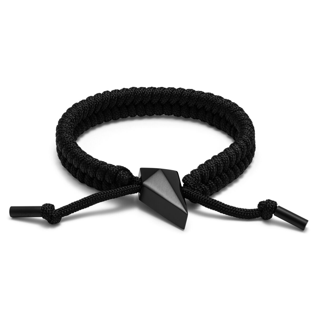 mvmt Sculpted Shark Tooth Pendant Bracelet Black