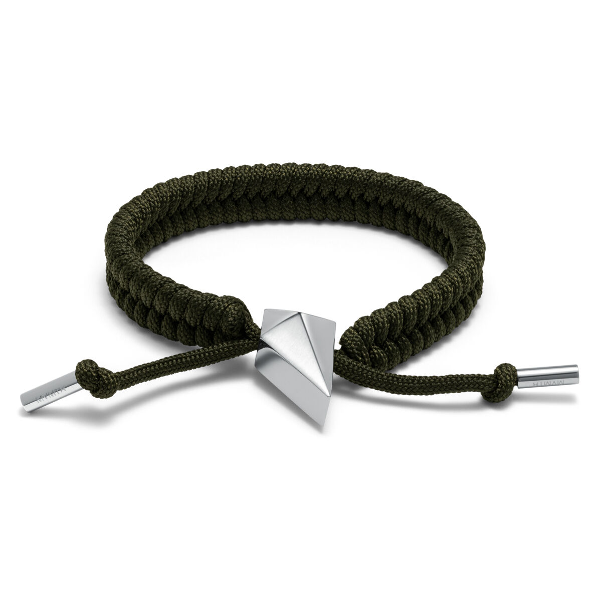 mvmt Sculpted Shark Tooth Pendant Bracelet Green