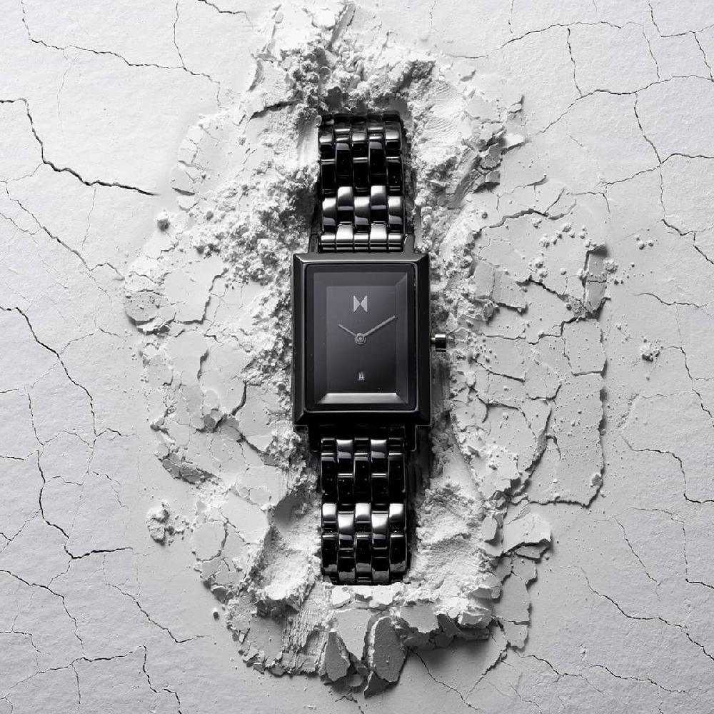 Mvmt Signature Square Ceramic Gloss Black | 26MM