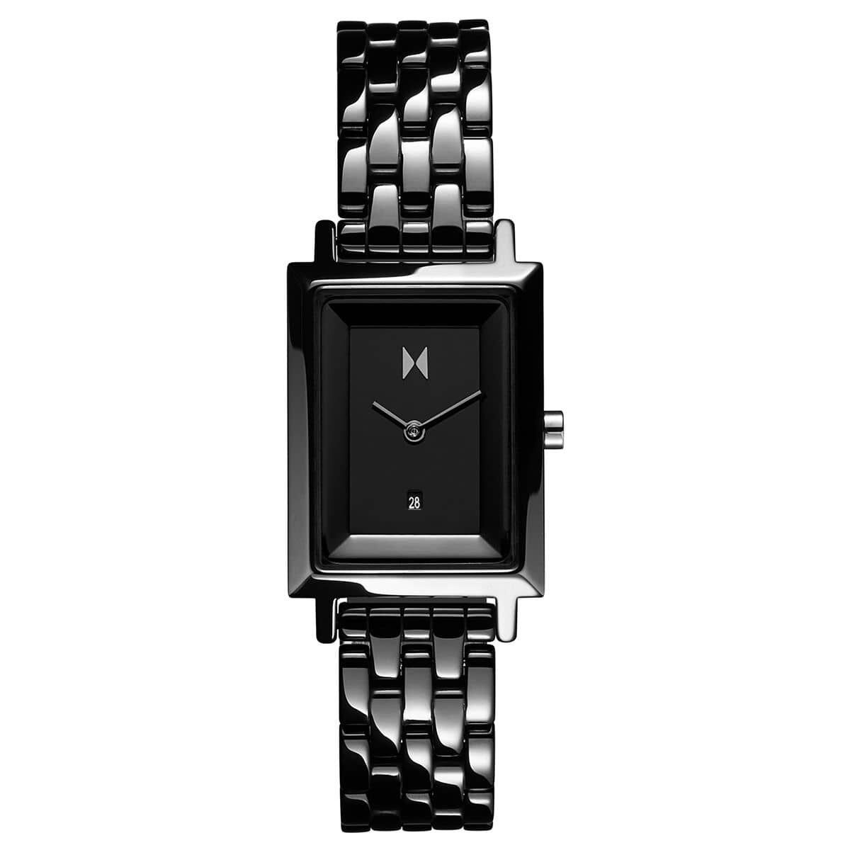 mvmt Signature Square Ceramic Gloss Black | 26MM
