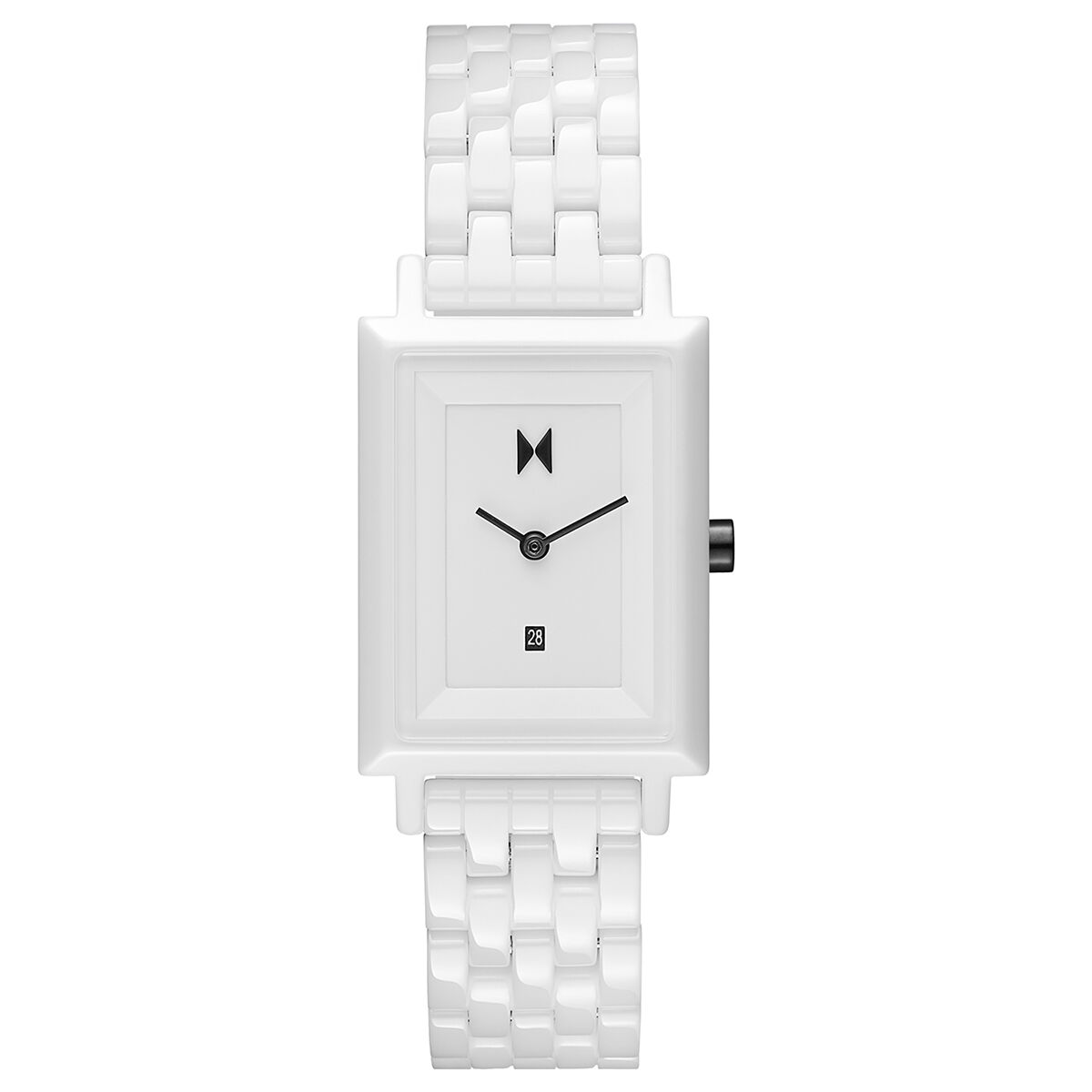 mvmt Signature Square Ceramic Gloss White | 26MM