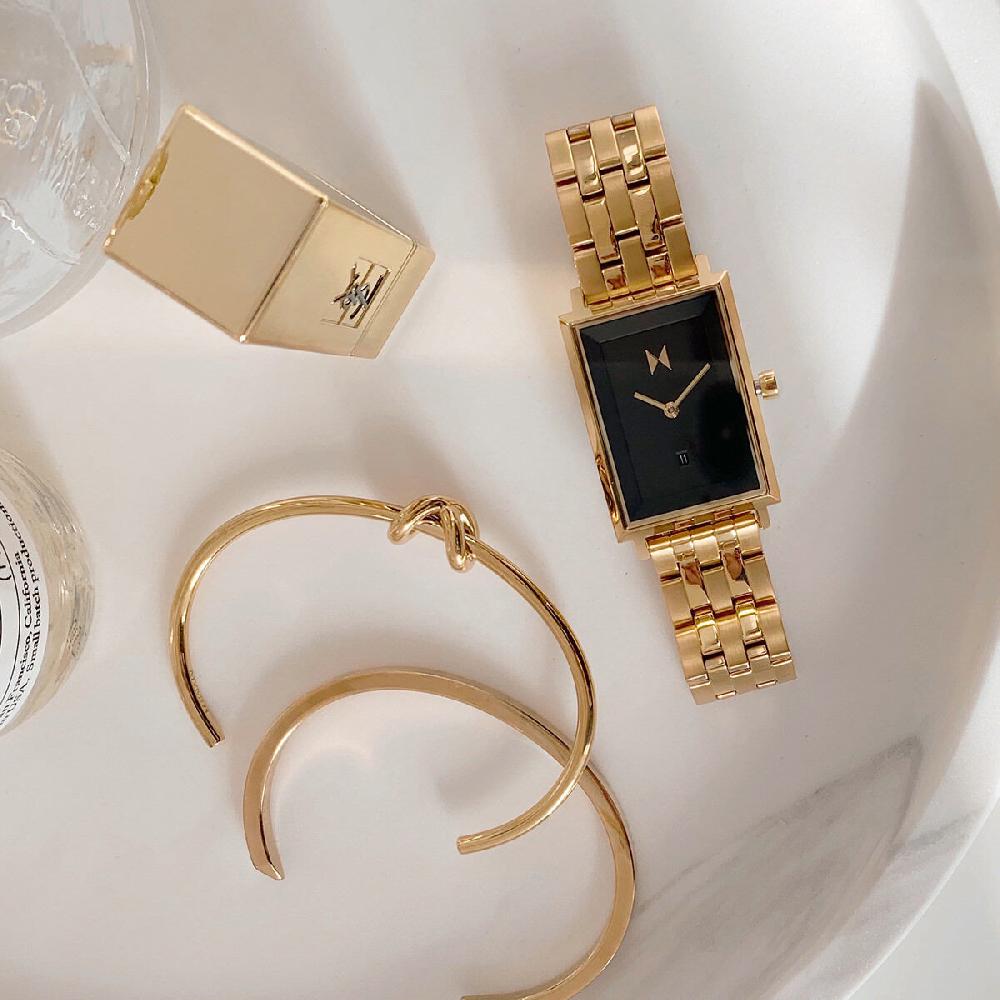 Mvmt Signature Square Mason Gold | 24MM