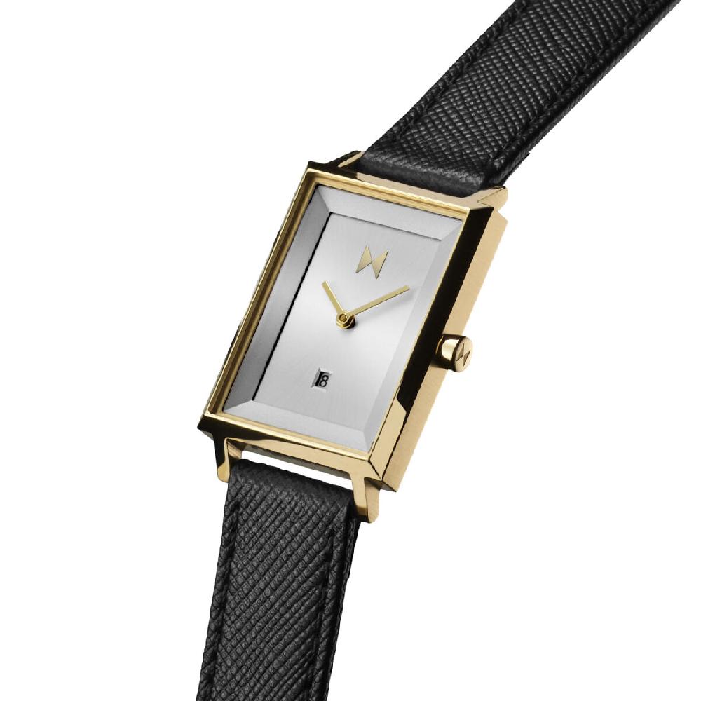Mvmt Signature Square Saffiano Noir | 24MM
