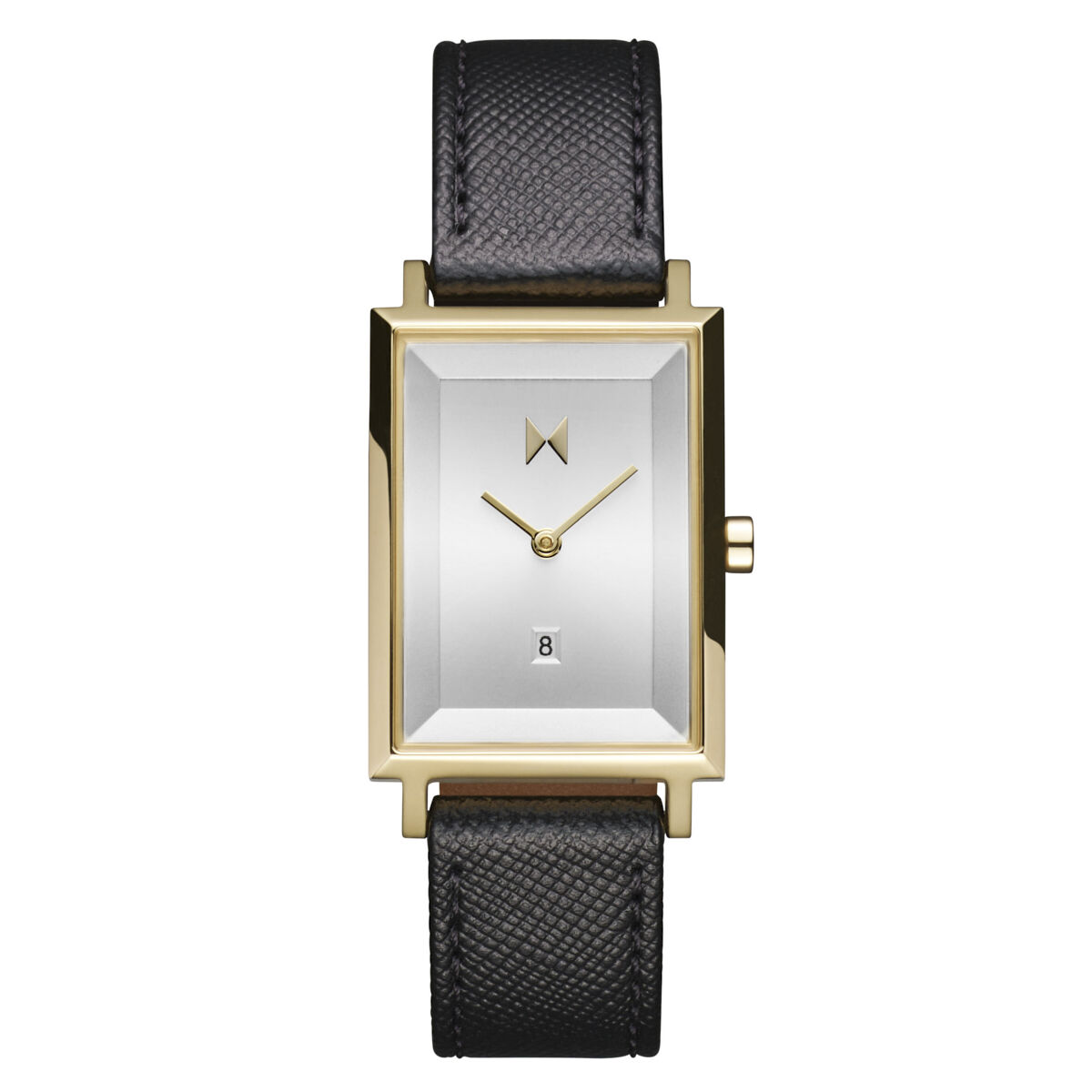 mvmt Signature Square Saffiano Noir | 24MM