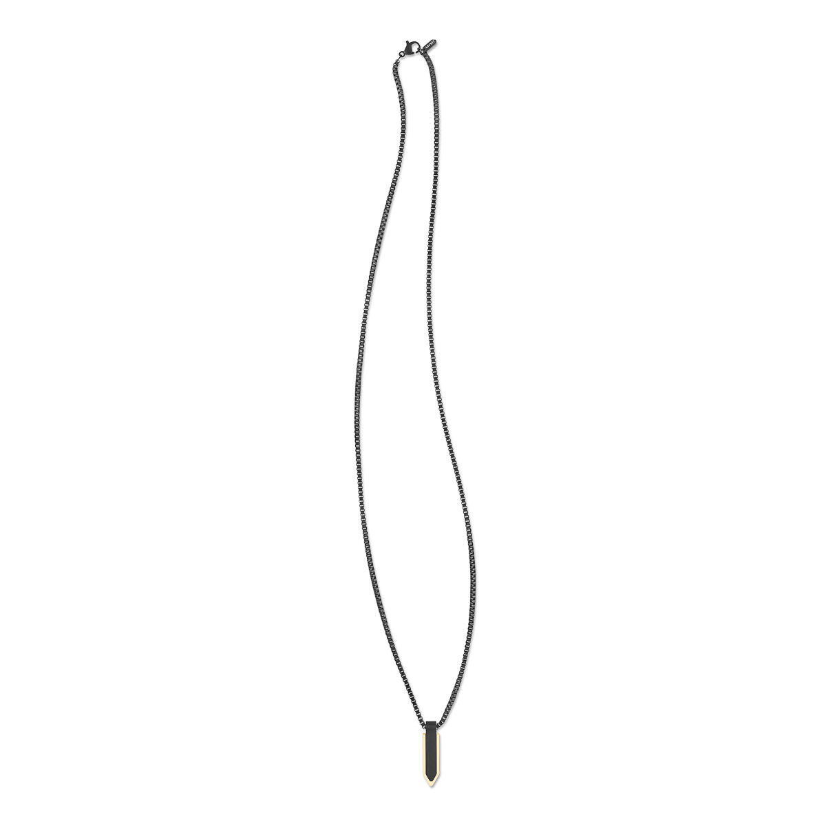Mvmt Spearhead Necklace Black + Gold