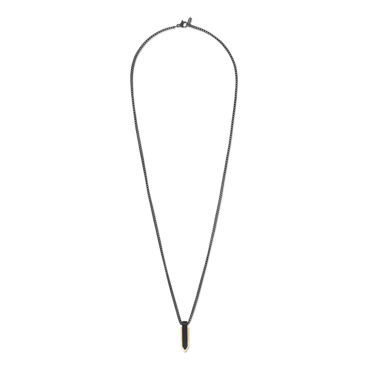 mvmt Spearhead Necklace Black + Gold