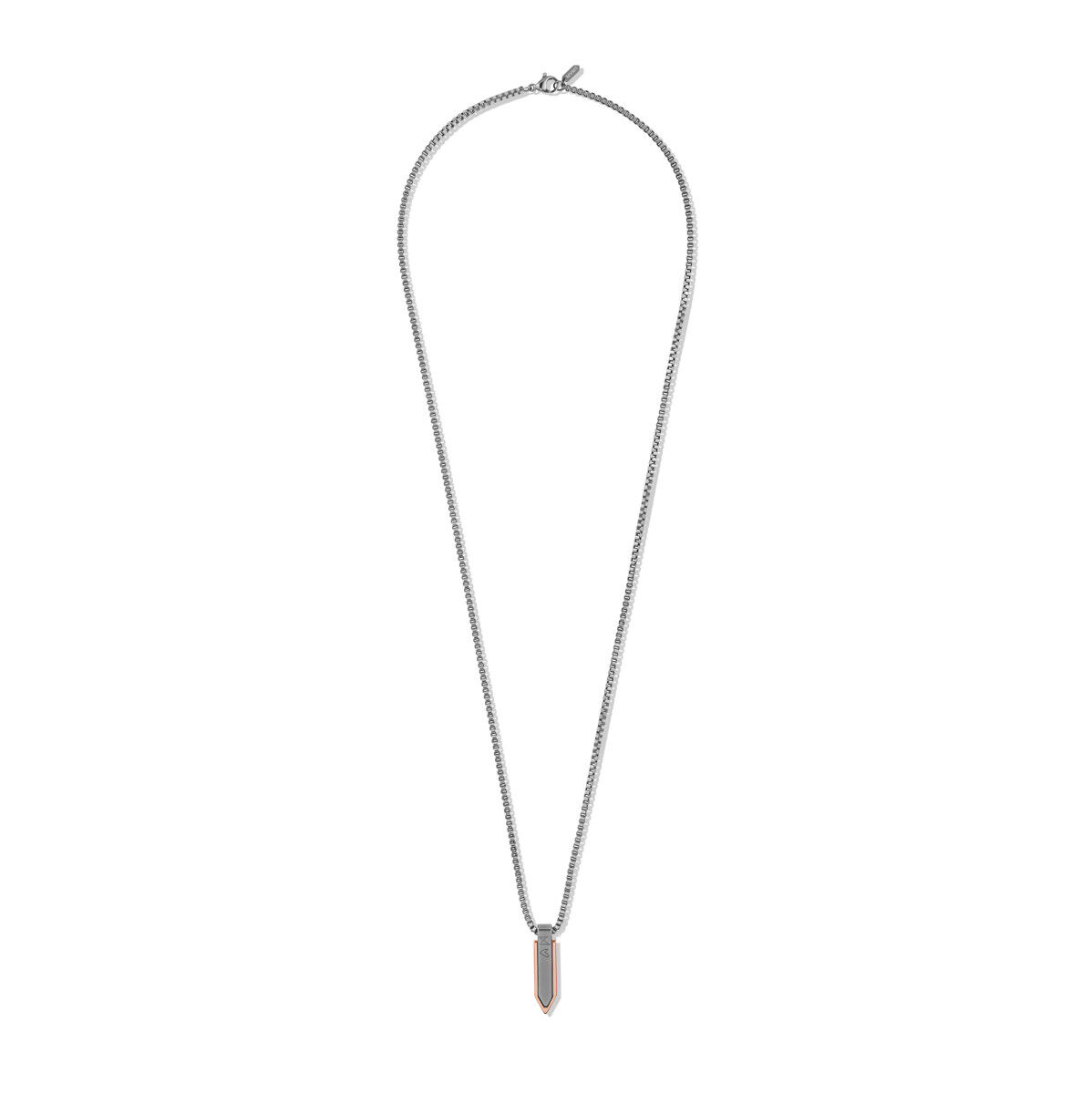 Mvmt Spearhead Necklace Steel Rose