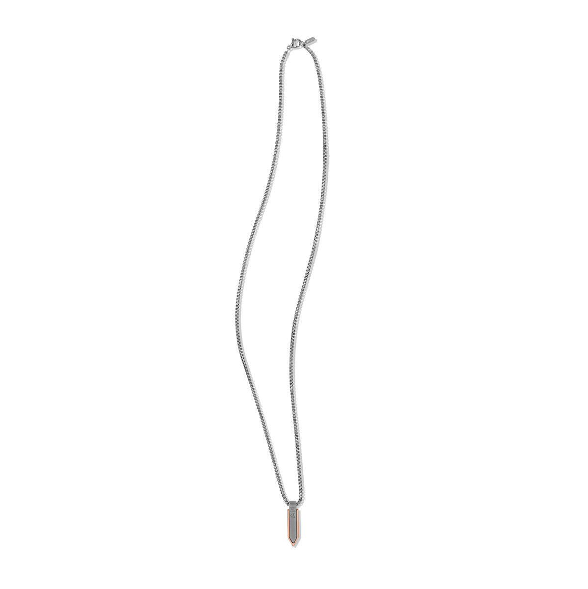 Mvmt Spearhead Necklace Steel Rose