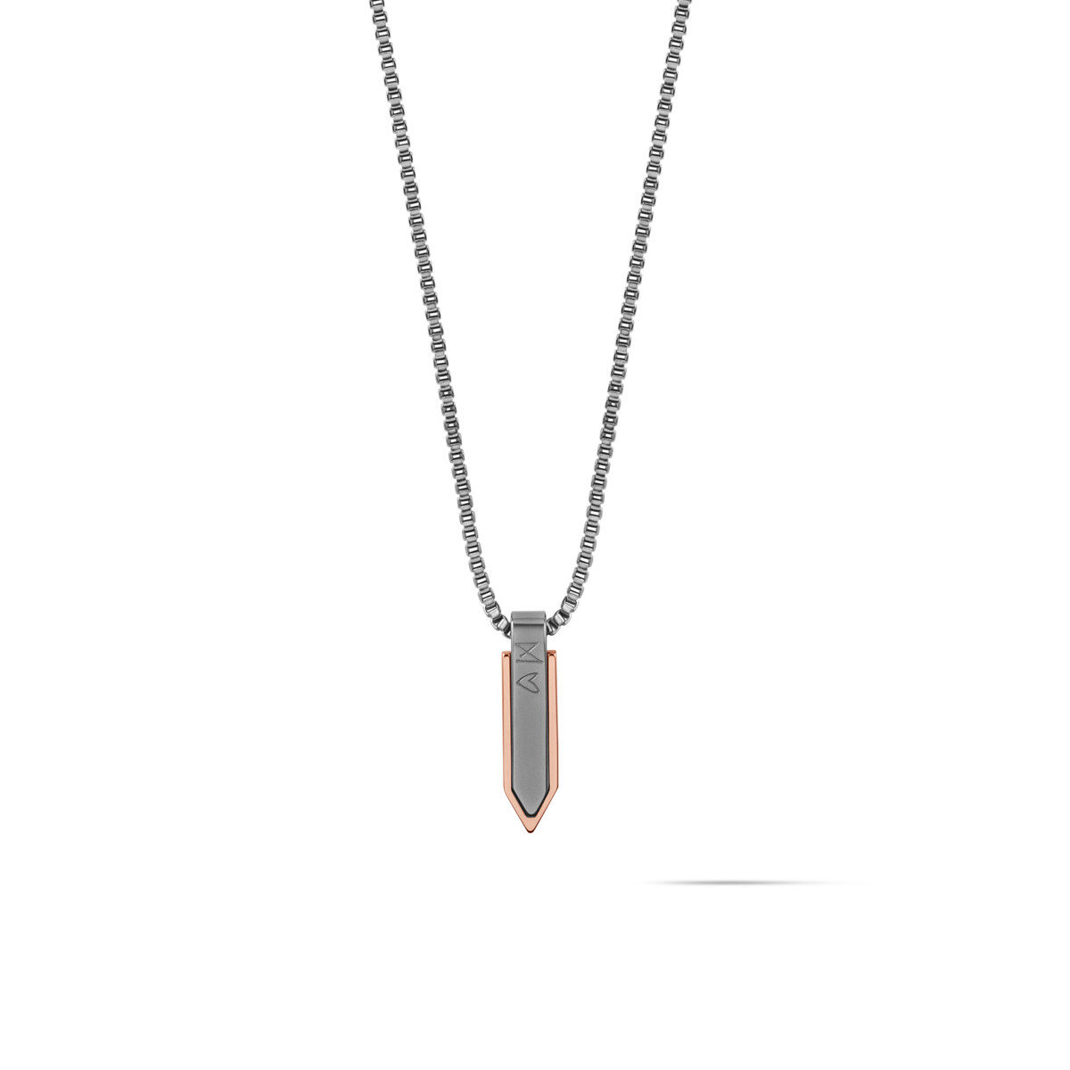 mvmt Spearhead Necklace Steel Rose