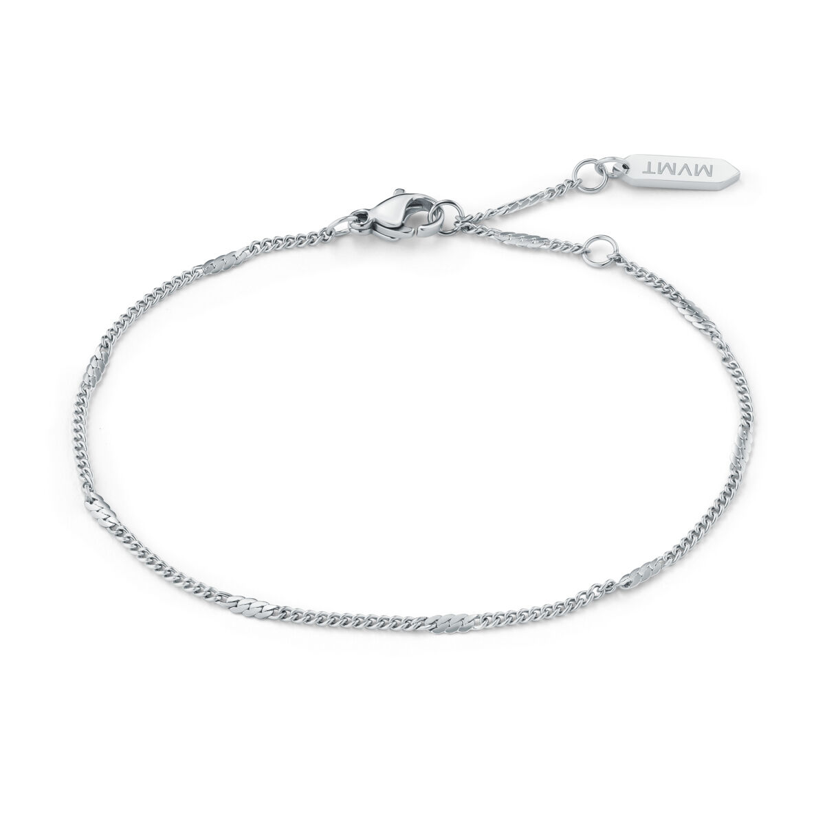 mvmt Stamped Chain Bracelet Silver