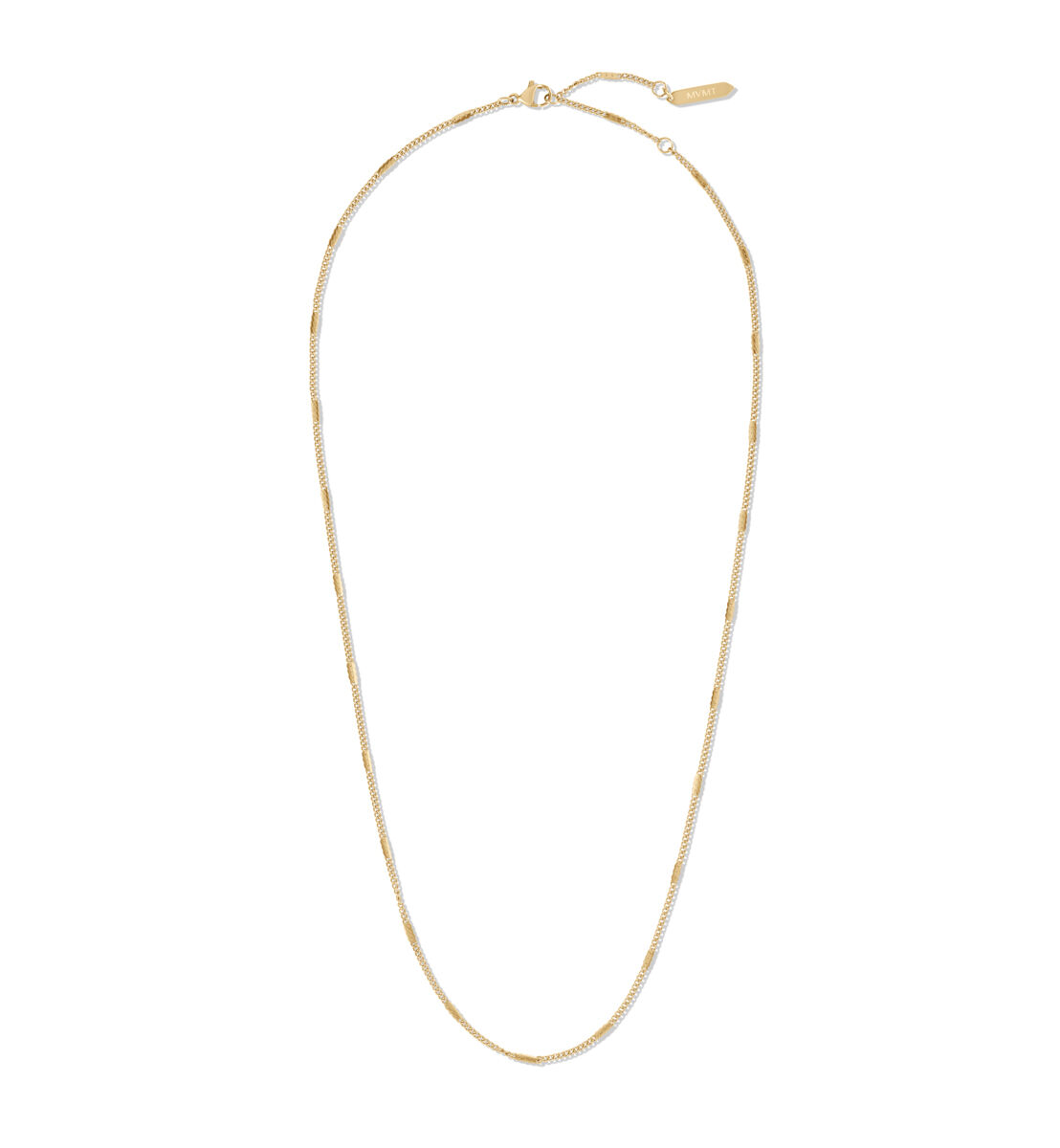 Mvmt Stamped Chain Necklace Gold