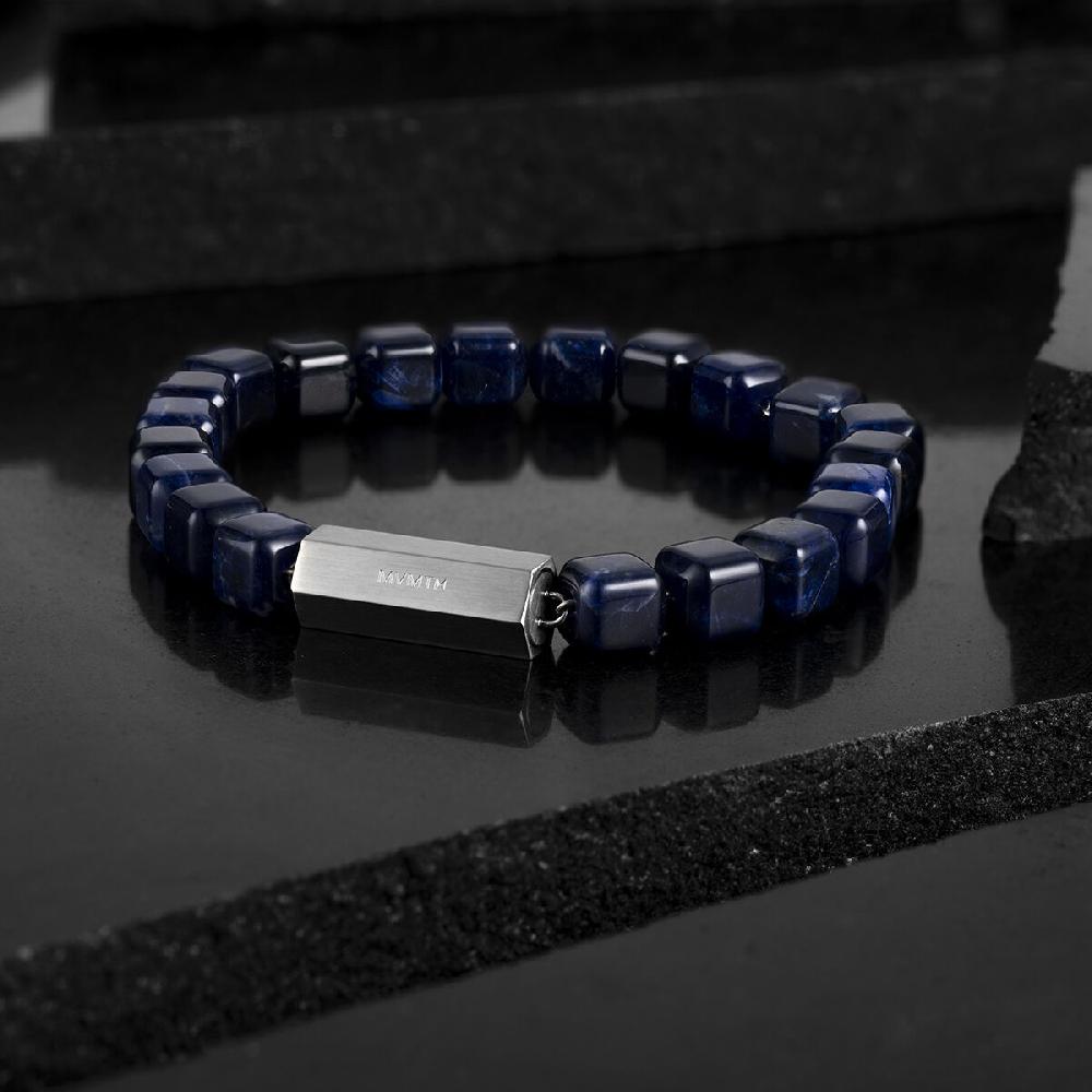 Mvmt Stone Bead Bracelet Lapis