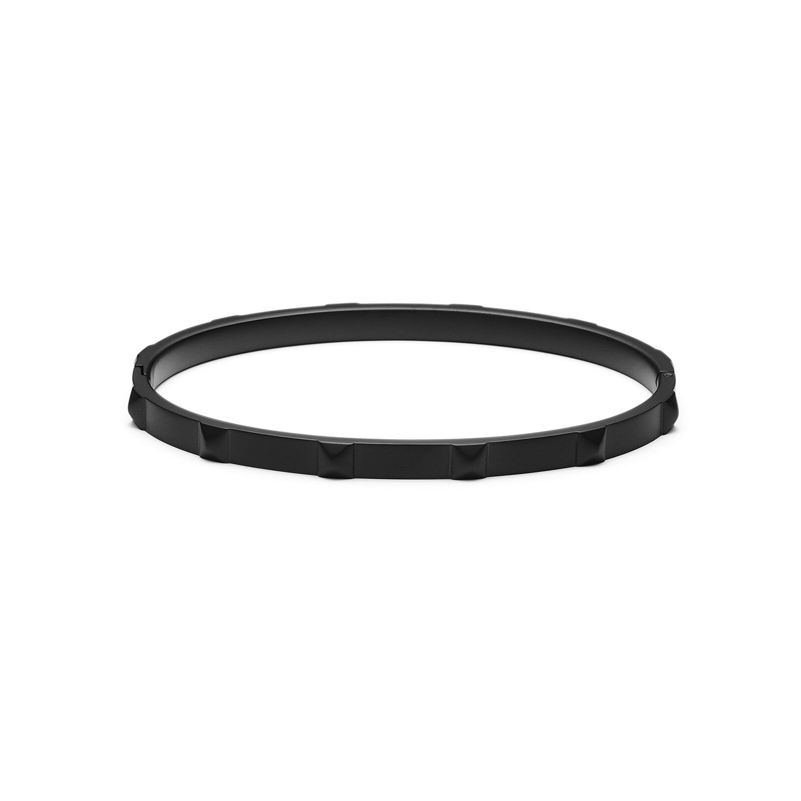 Mvmt Stud Bangle Thin Matte Black