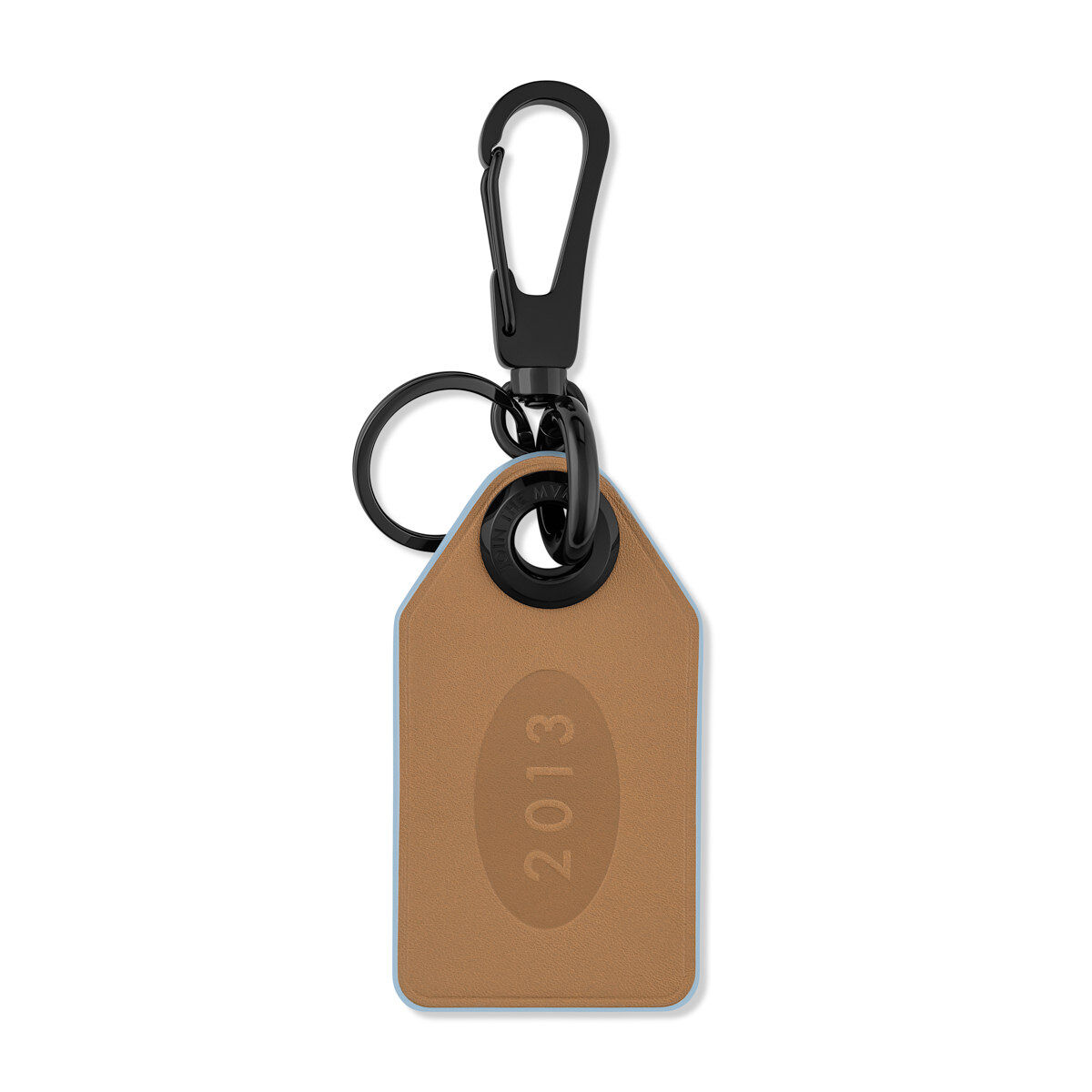 Mvmt Tag Keychain Black + Brown + Blue
