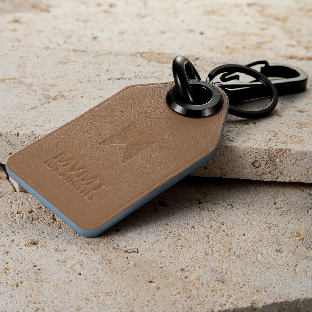 Mvmt Tag Keychain Black + Brown + Blue