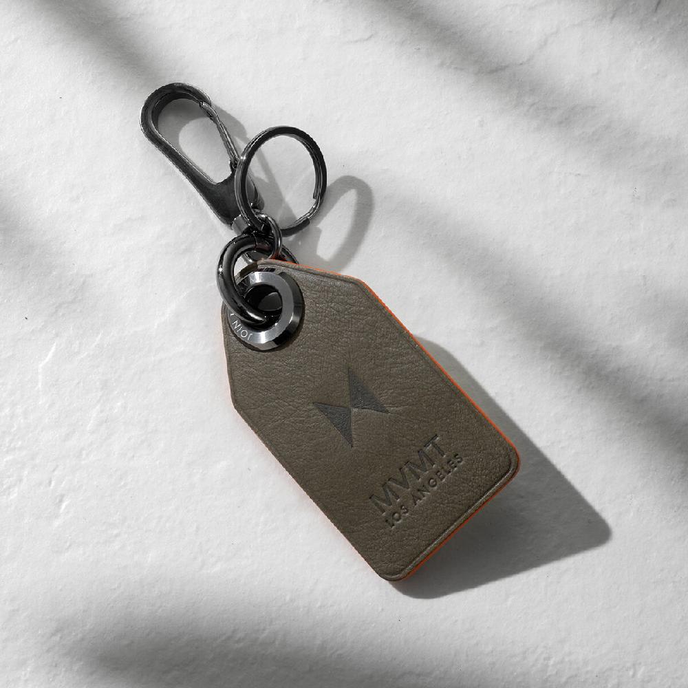 Mvmt Tag Keychain Gunmetal + Olive + Orange