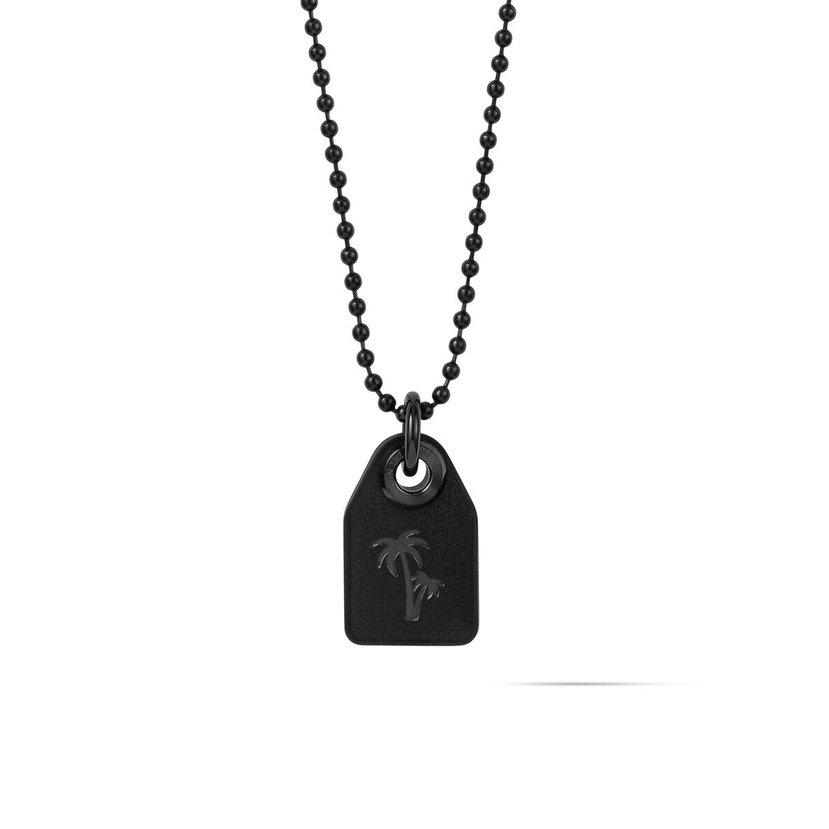Mvmt Tag Necklace Black