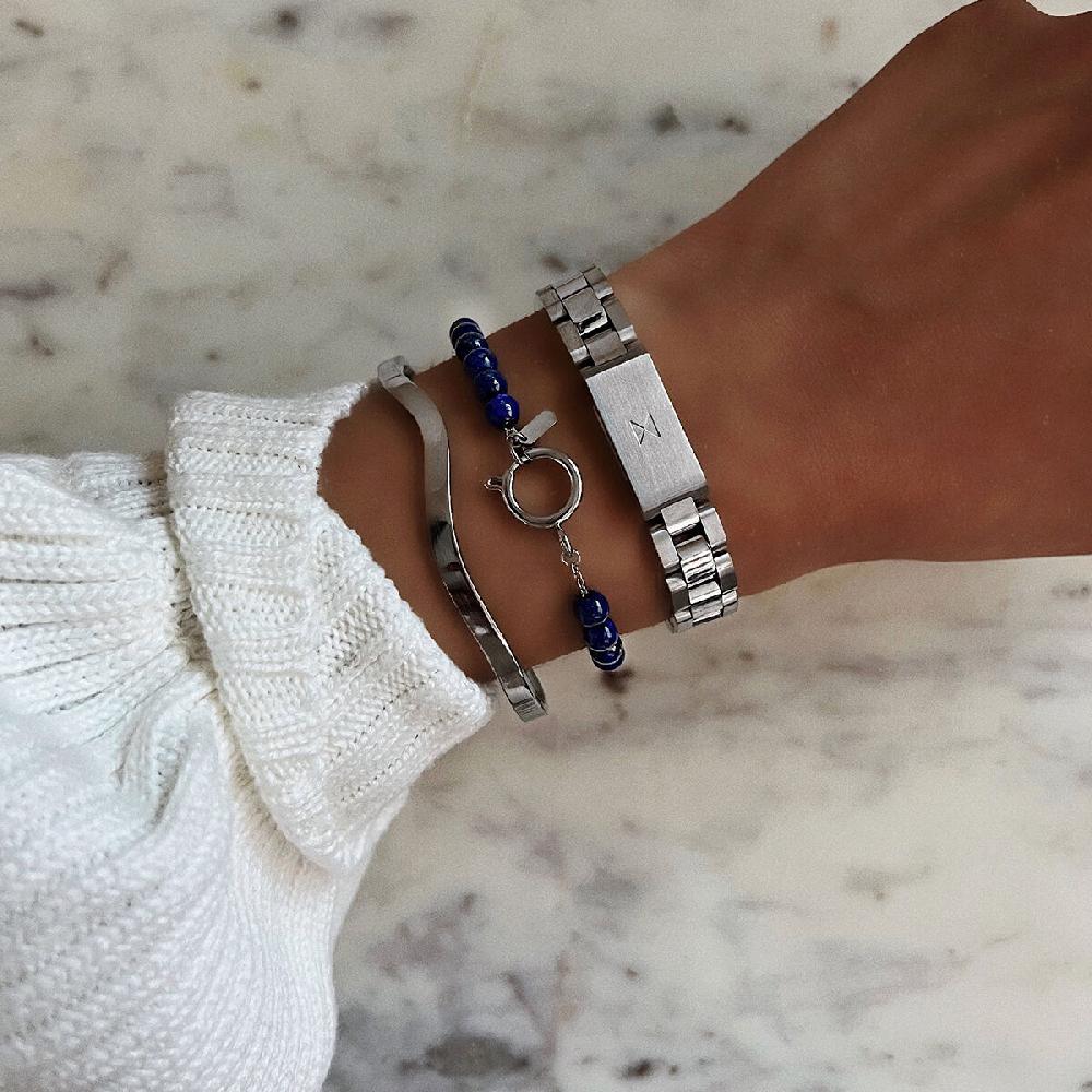 Mvmt Wave Cuff Silver