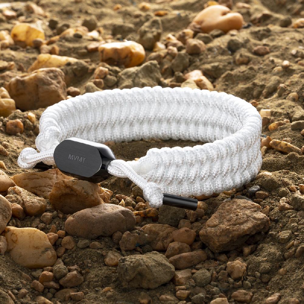 Mvmt Woven Wrap White + Black