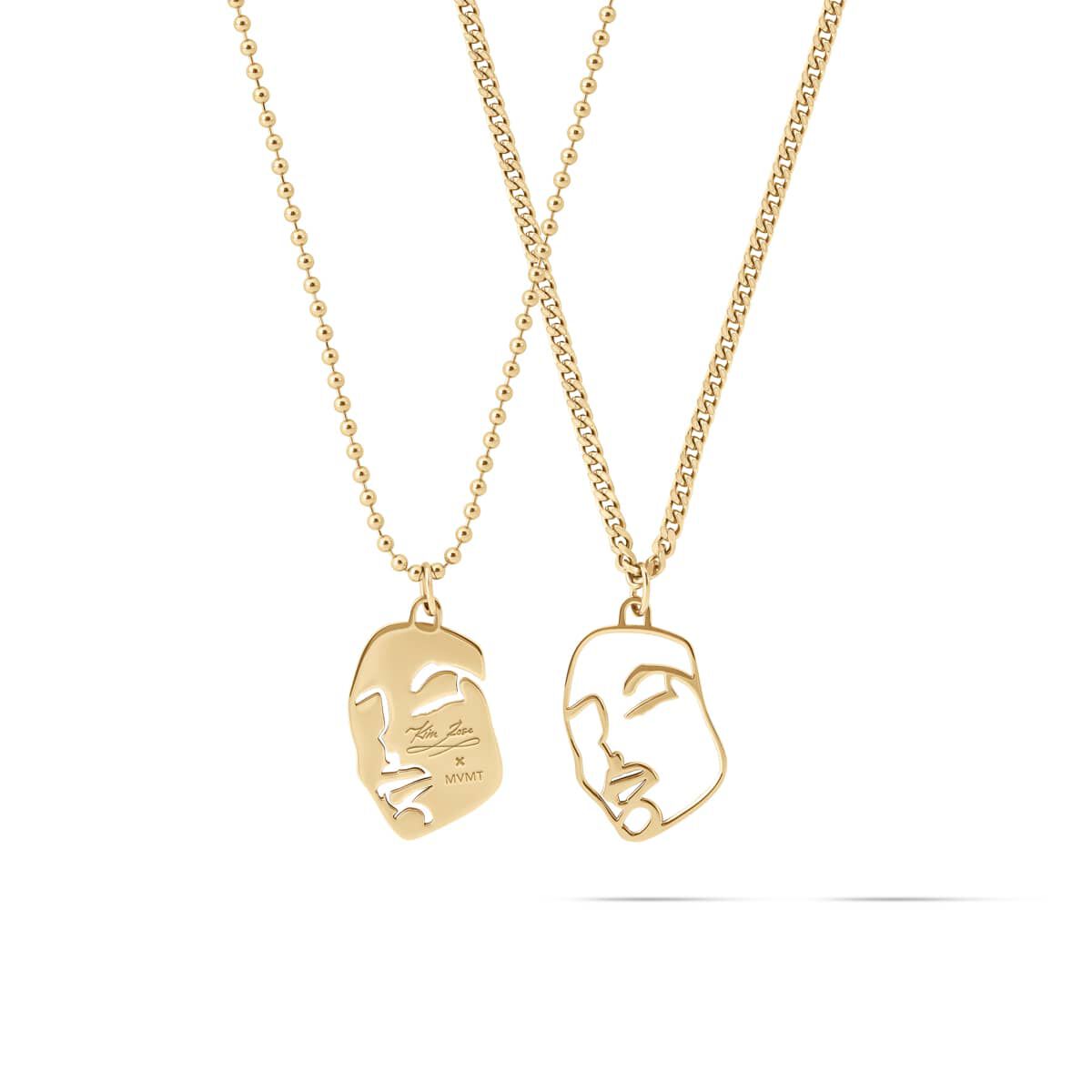 mvmt Yin & Yang Necklace Set Gold