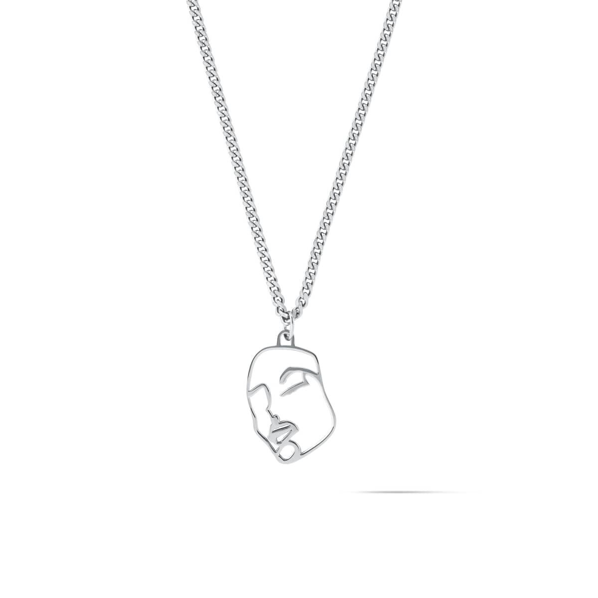 Mvmt Yin & Yang Necklace Set Silver + Black