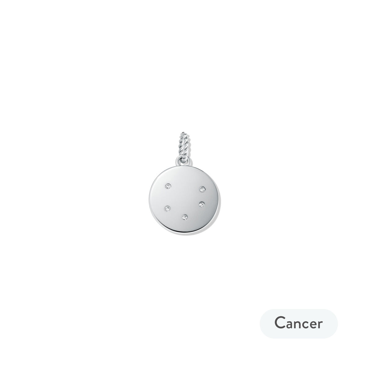 Mvmt Zodiac Charm - Cancer Silver