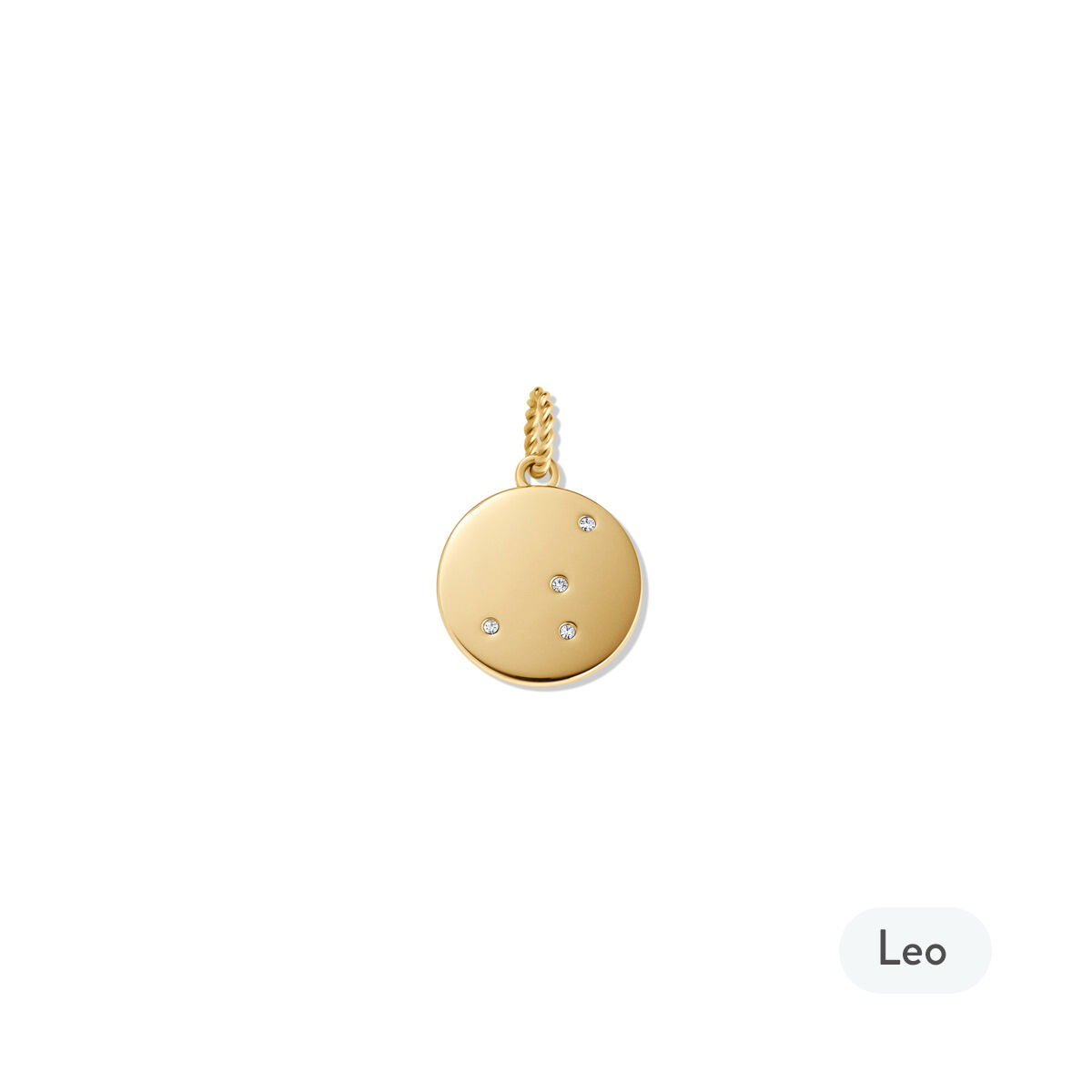 Mvmt Zodiac Charm - Leo Gold