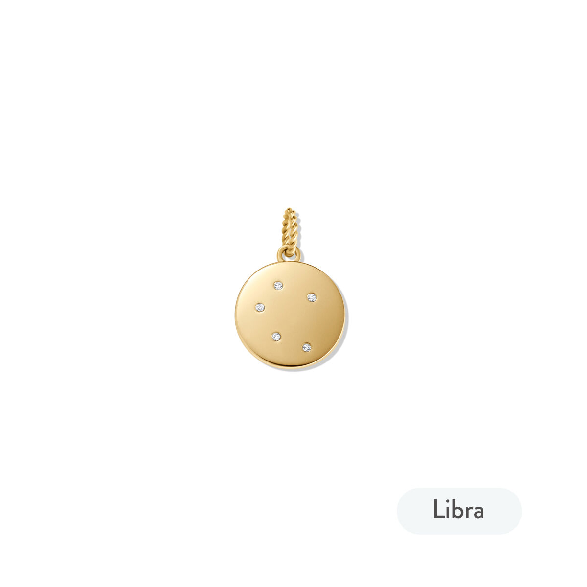 Mvmt Zodiac Charm - Libra Gold