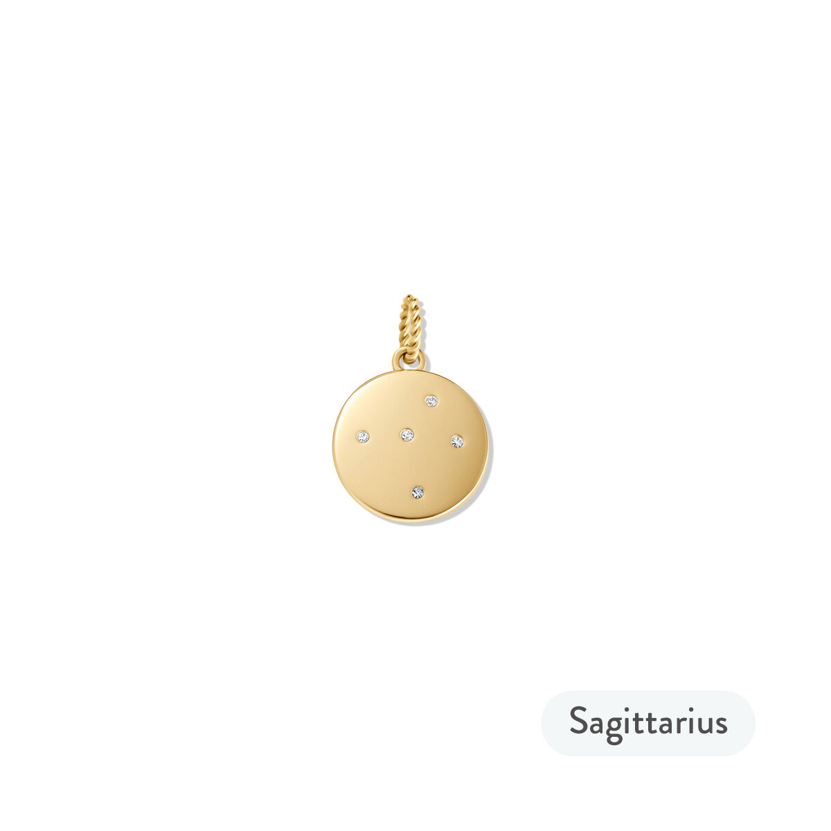 Mvmt Zodiac Charm - Sagittarius Gold