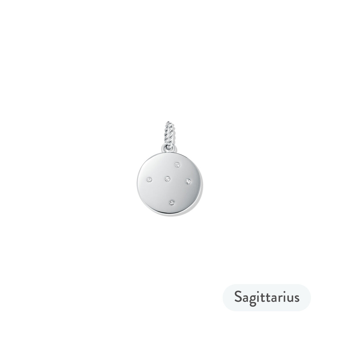 Mvmt Zodiac Charm - Sagittarius Silver