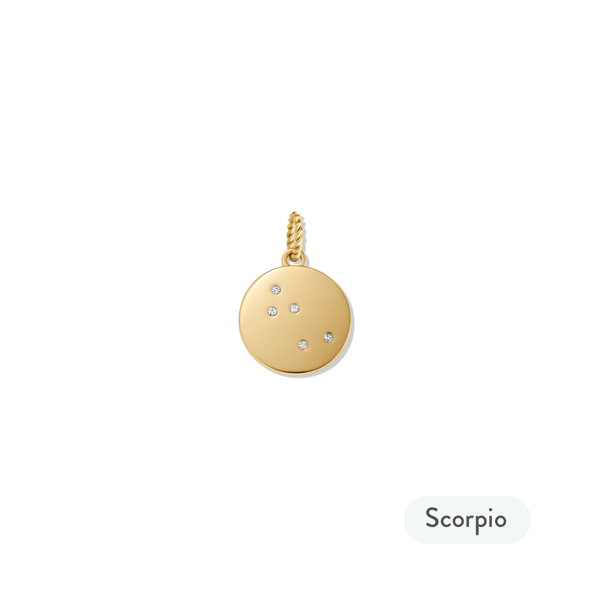 Mvmt Zodiac Charm - Scorpio Gold