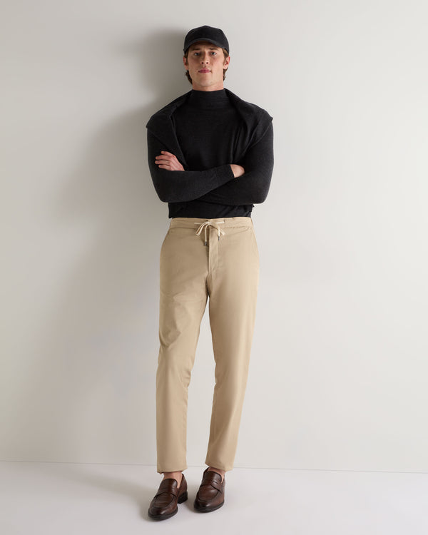 N.peal 007 Fine Gauge Cashmere Mock Turtle Neck Jumper In Dark Charcoal Grey