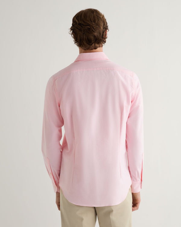 N.peal Men's Cannes Soft Cotton Flannel Shirt In Pink
