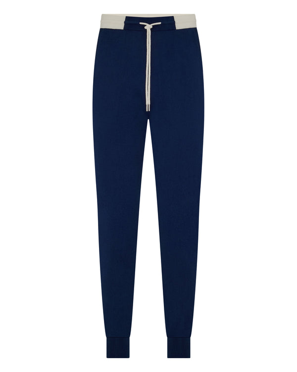 N.peal Men's Cotton Cashmere Silk Jogger In French Blue