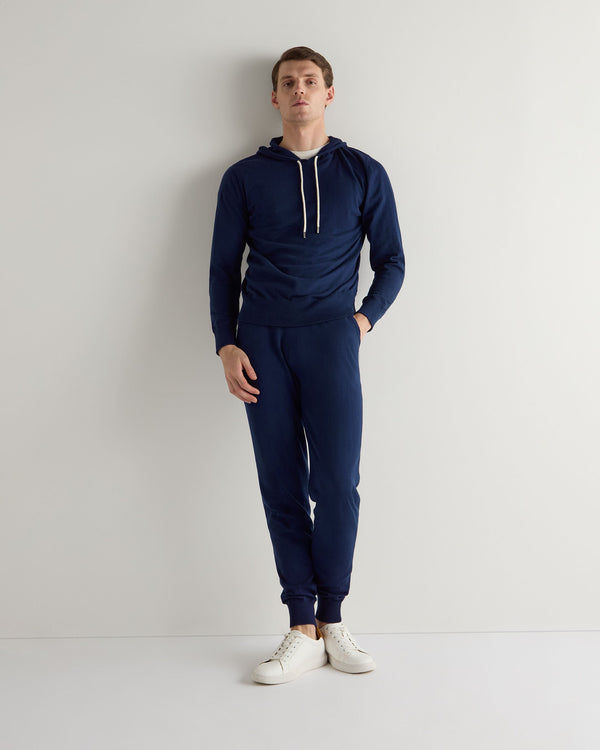 N.peal Men's Cotton Cashmere Silk Jogger In French Blue