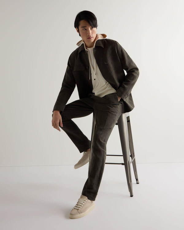 N.peal Men's Cotton Silk Cashmere Hoodie In New Ivory White