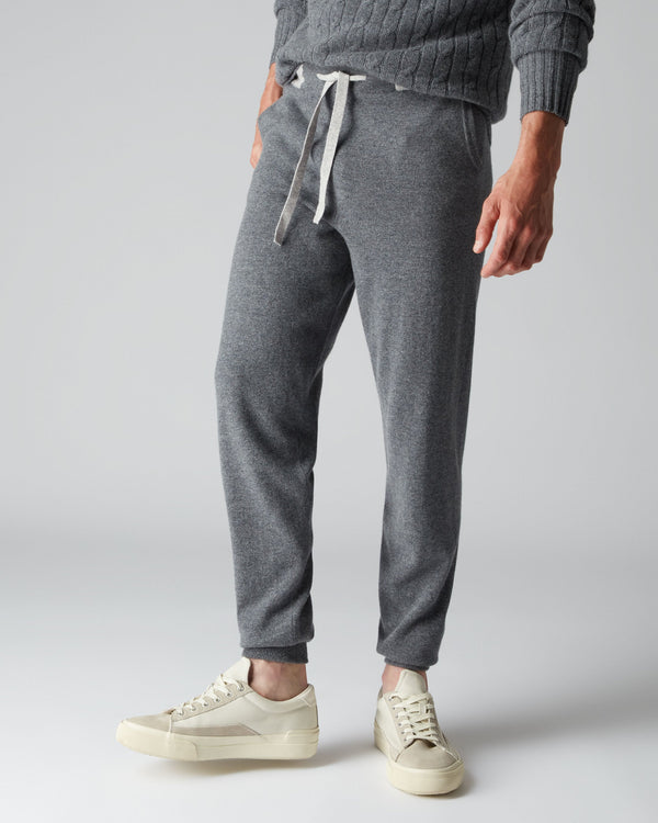 N.peal Men's Ladbroke Cashmere Jogger In Elephant Grey