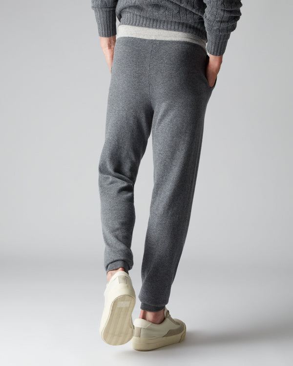 N.peal Men's Ladbroke Cashmere Jogger In Elephant Grey