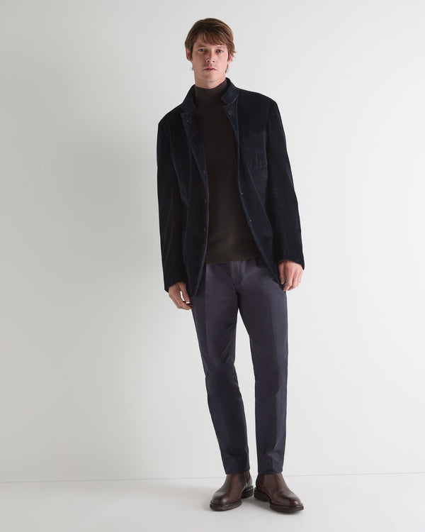 N.peal Men's Mayfair Turtle Neck Cashmere Sweater In Chocolate Brown