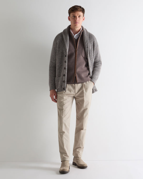 N.peal Men's Shaftesbury Cashmere Gilet In Otter Brown