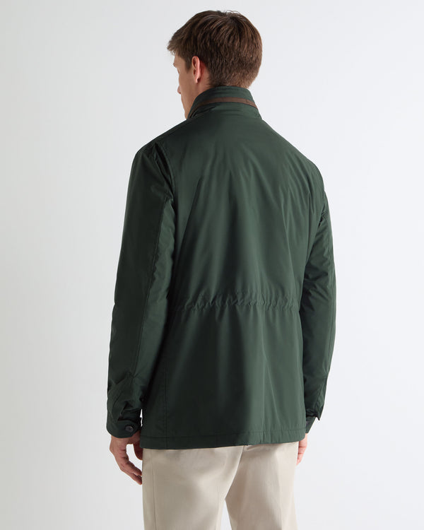 N.peal Men's Vale Weatherproof Jacket In Khaki Green