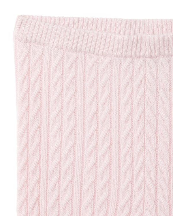 N.peal Cable Cashmere Leggings In Pale Pink
