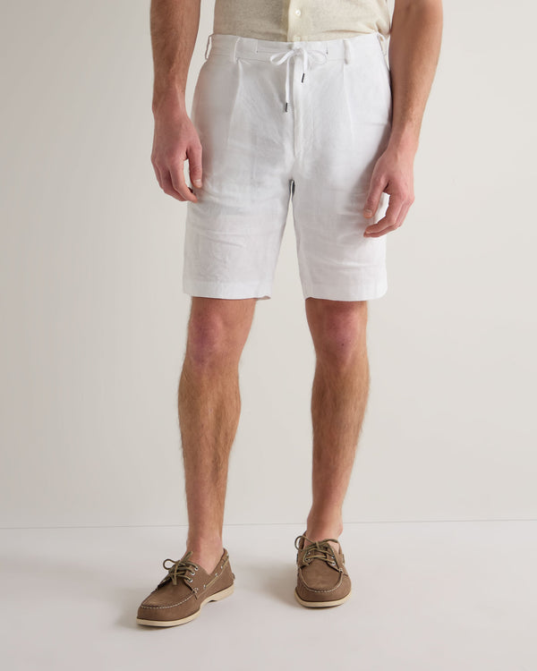 n.peal Men's Atrani Linen Short In White
