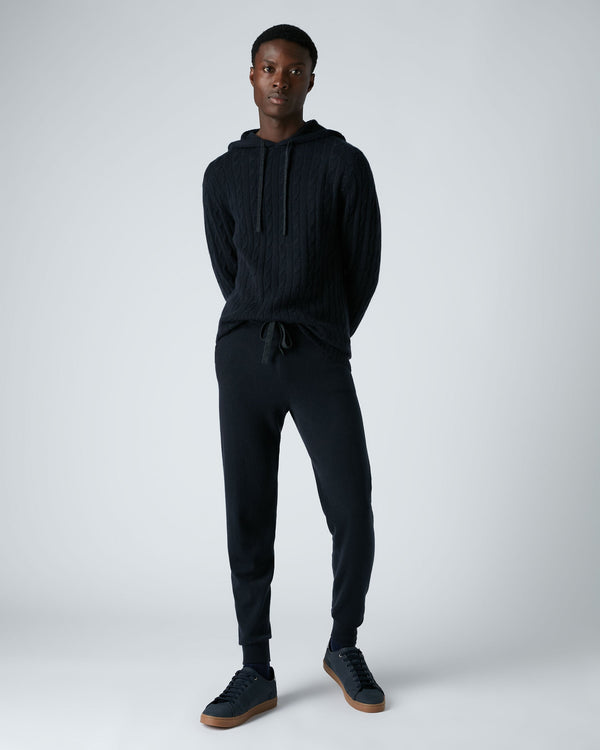 n.peal Men's Ladbroke Cashmere Jogger In Navy Blue