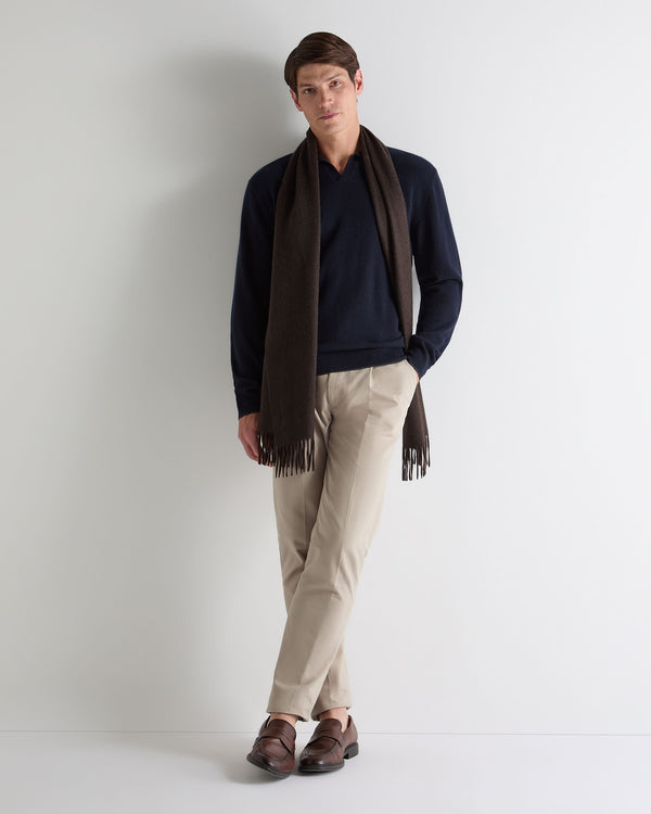 N.peal Men's Sloane Cashmere Polo In Navy Blue